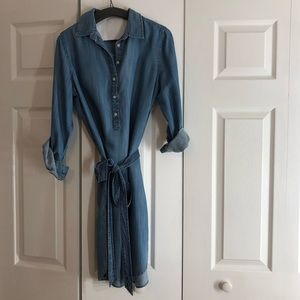 Loft denim shirt dress